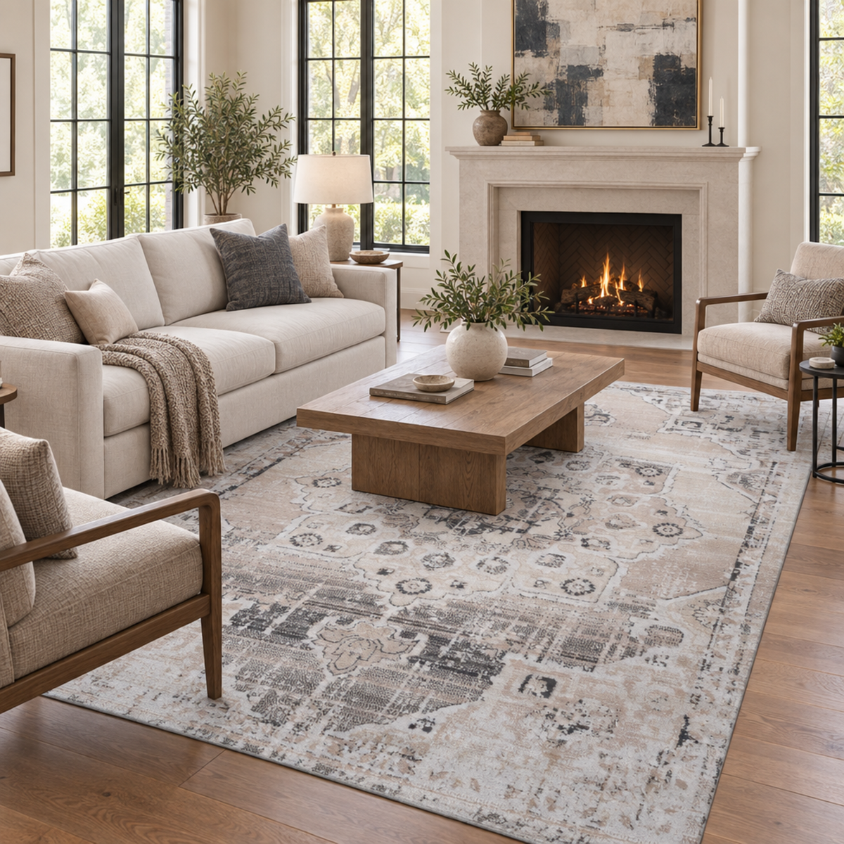 Mitanni Home 22105A Cream/Beige area rug, image 1 of 9