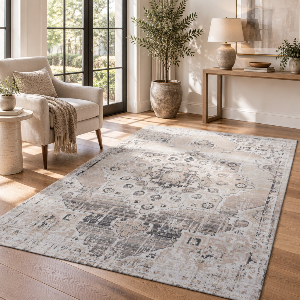 Mitanni Home 22105A Cream/Beige area rug, image 3 of 9