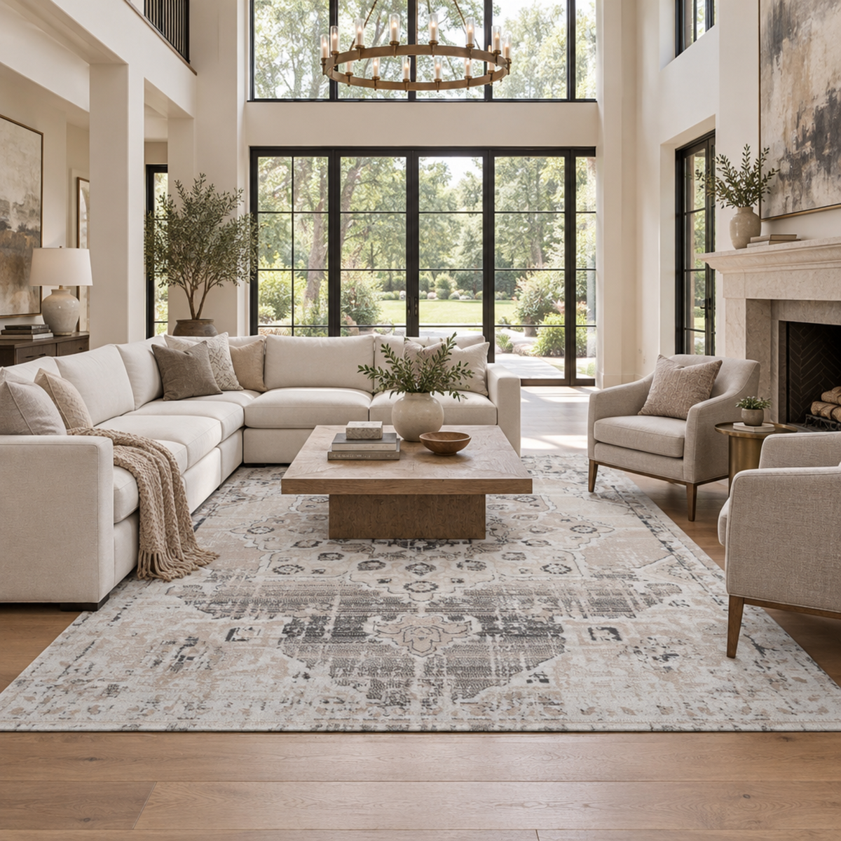 Mitanni Home 22105A Cream/Beige area rug, image 4 of 9