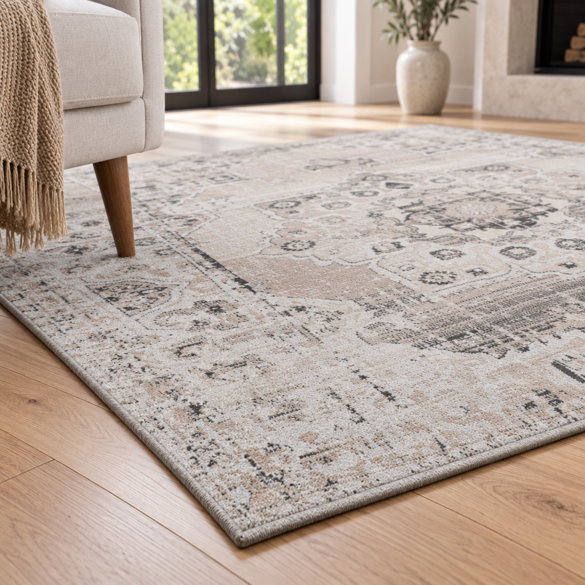 Mitanni Home 22105A Cream/Beige area rug, image 6 of 9