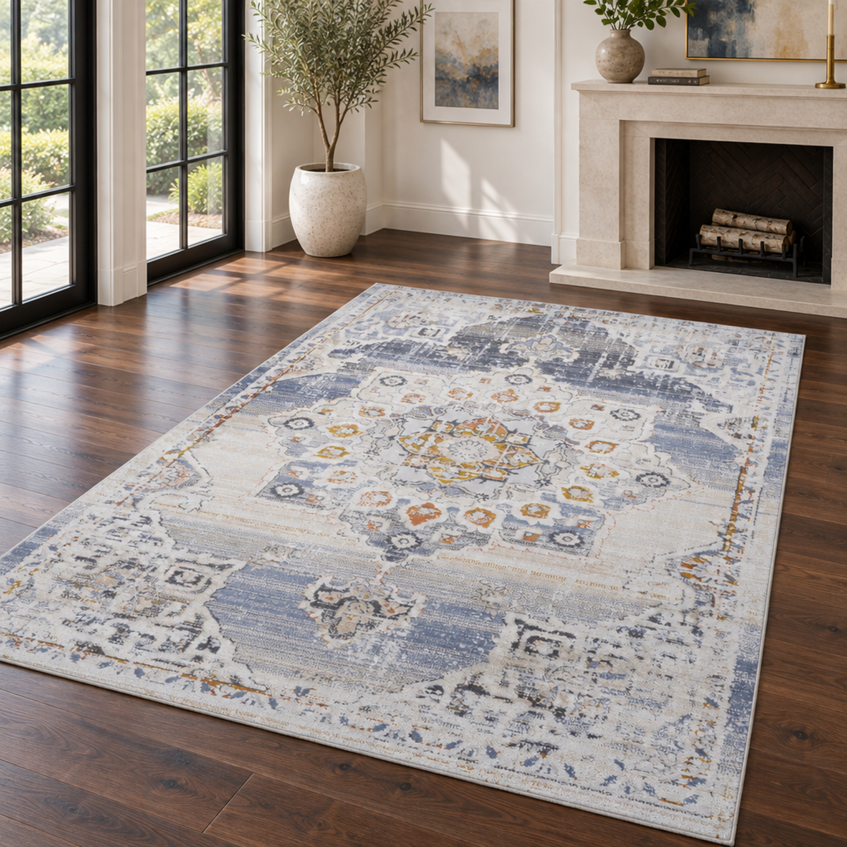 Mitanni Home 22105A Cream/Gold area rug, image 7 of 9