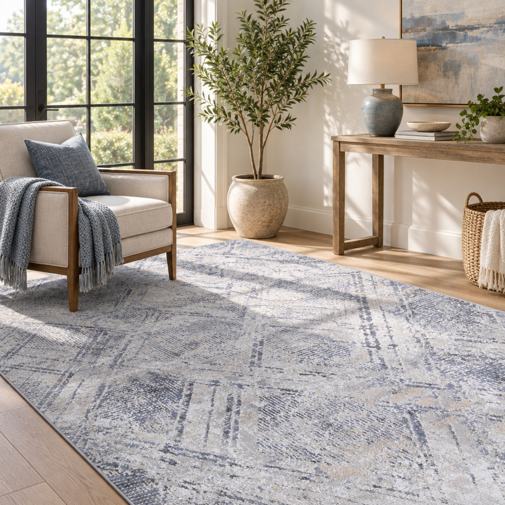 Mitanni Home 22106A Blue/Grey area rug, image 3 of 9