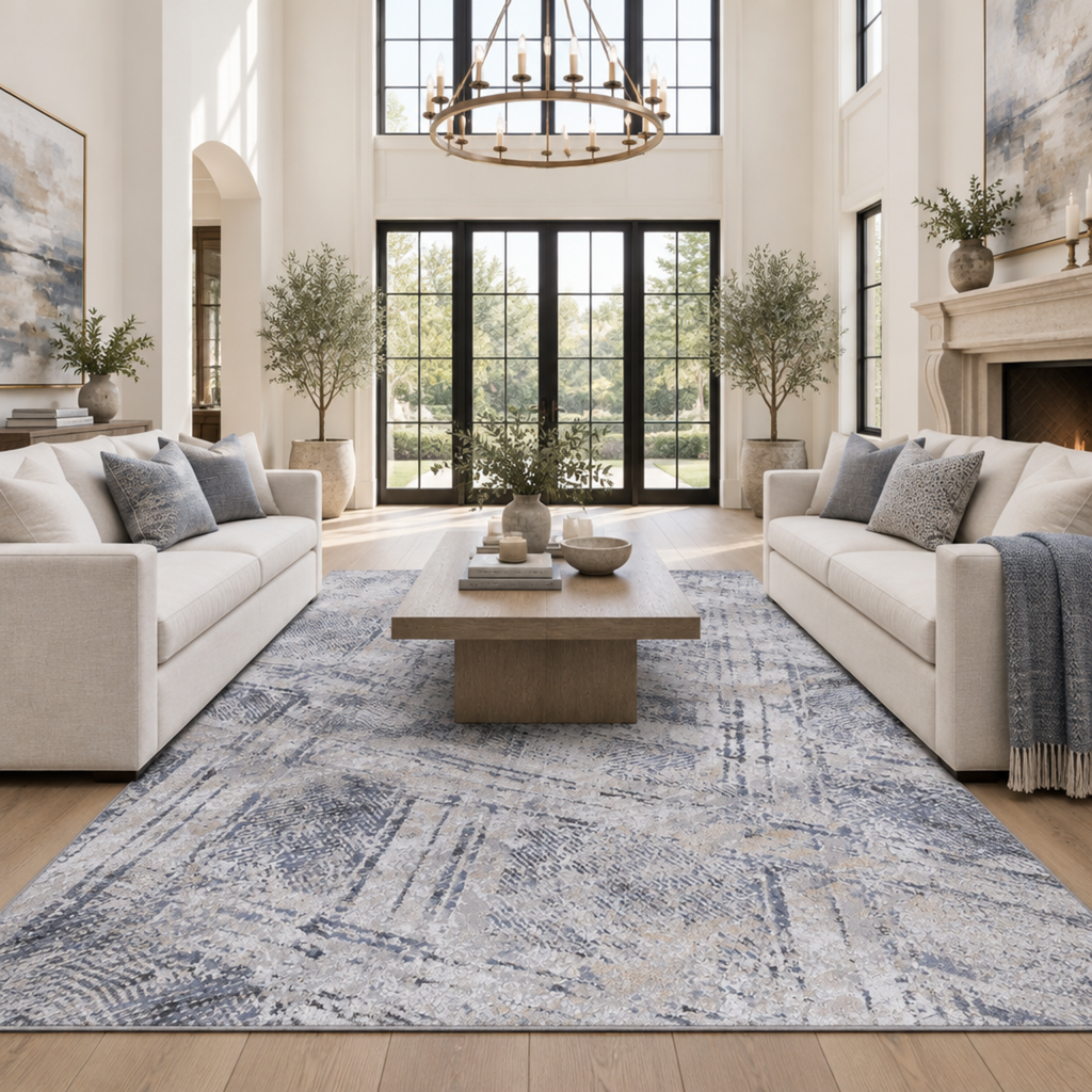 Mitanni Home 22106A Blue/Grey area rug, image 5 of 9
