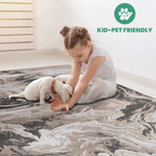 Mitanni Home 22107A area rug in L.BROWN, product view 7