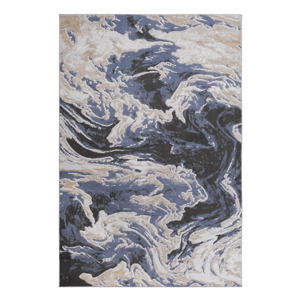 Mitanni Home 22107A Light Blue area rug, 5'3''x7'6''