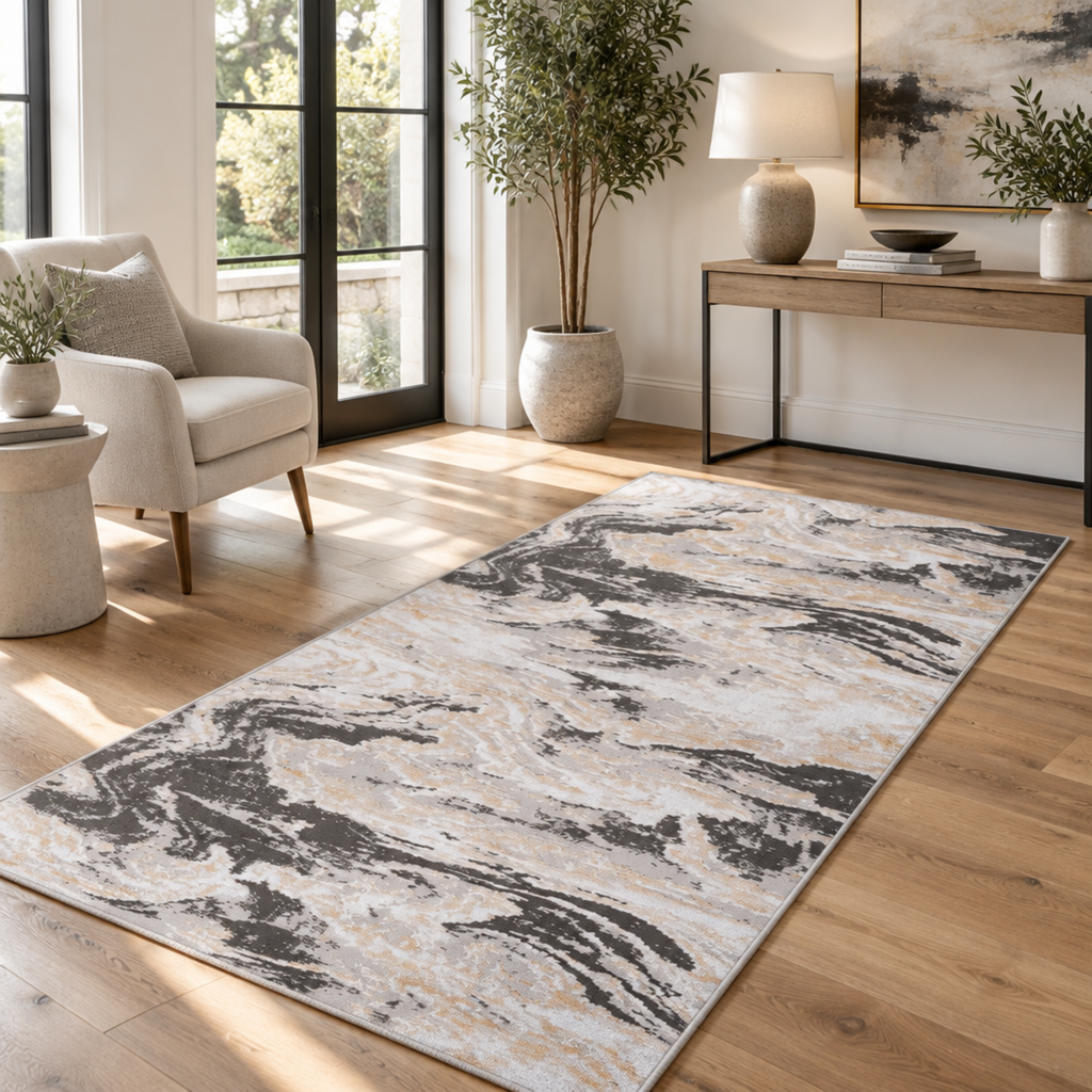 Mitanni Home 22107A Grey area rug, image 3 of 9
