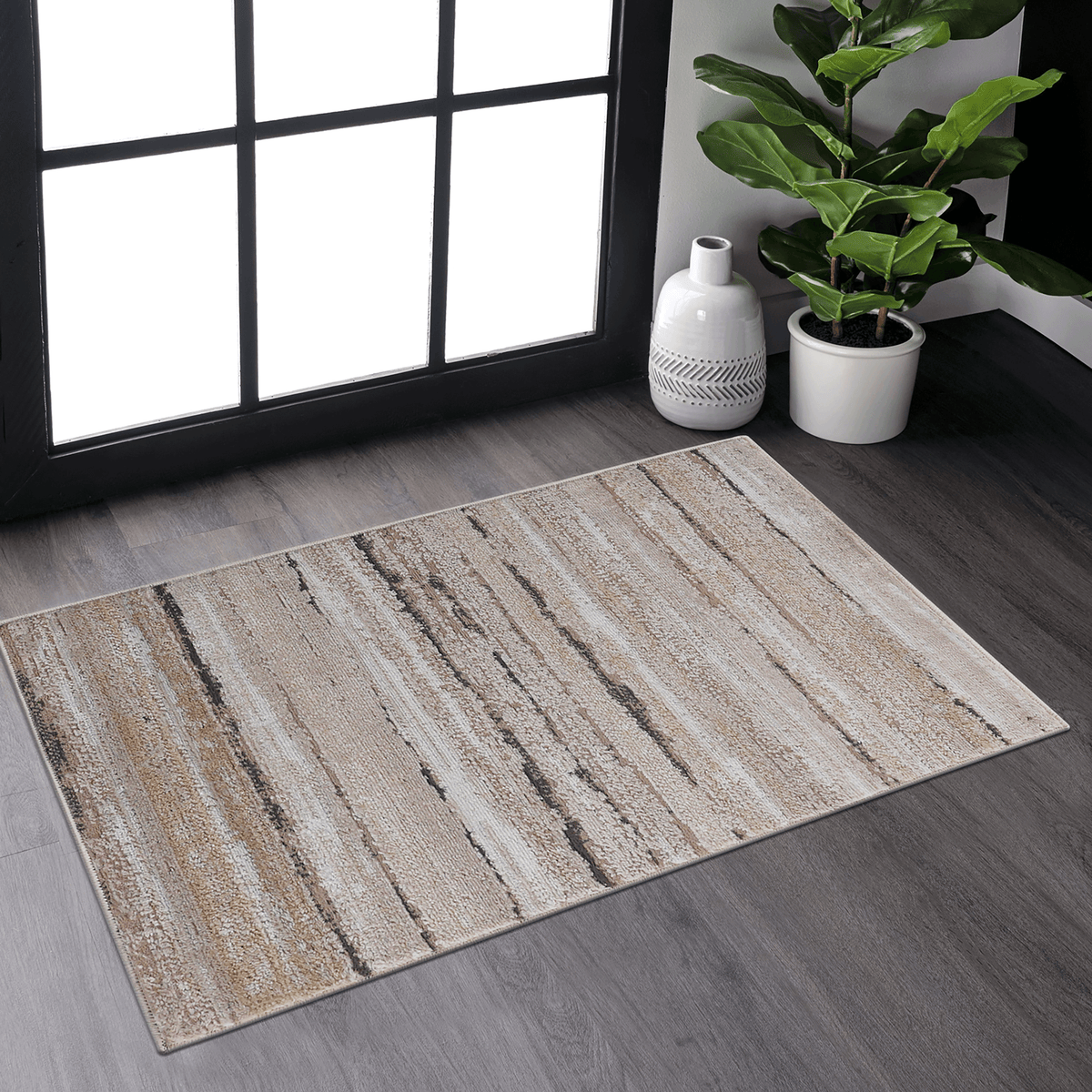 Mitanni Home 22108A area rug in BROWN, product view 2