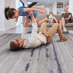 Mitanni Home 22108A area rug in IVORY/BLUE, product view 4