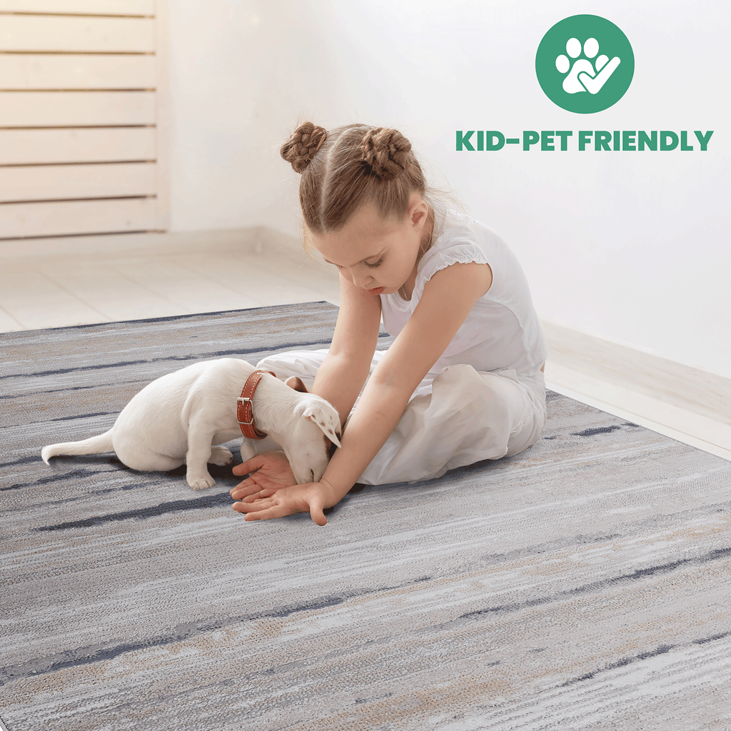 Mitanni Home 22108A area rug in IVORY/BLUE, product view 7