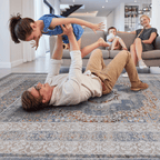 Mitanni Home 22109A area rug in BLUE/IVORY, product view 4