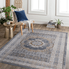 Mitanni Home 22109A area rug in BLUE/IVORY, product view 6