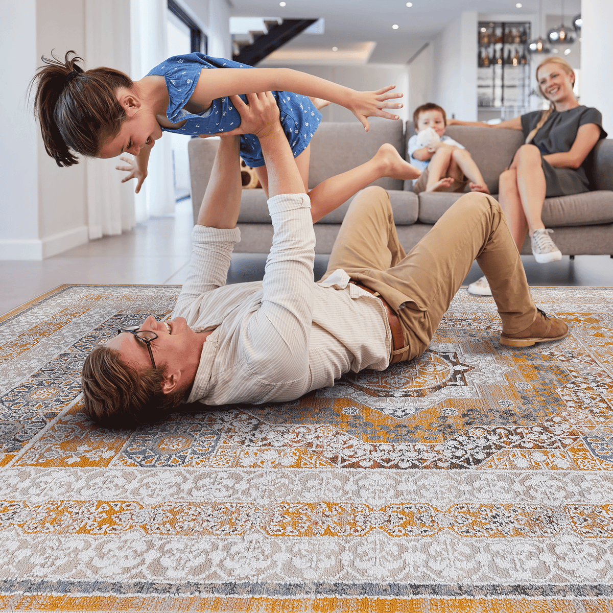Mitanni Home 22109A area rug in CREAM/IVORY, product view 6