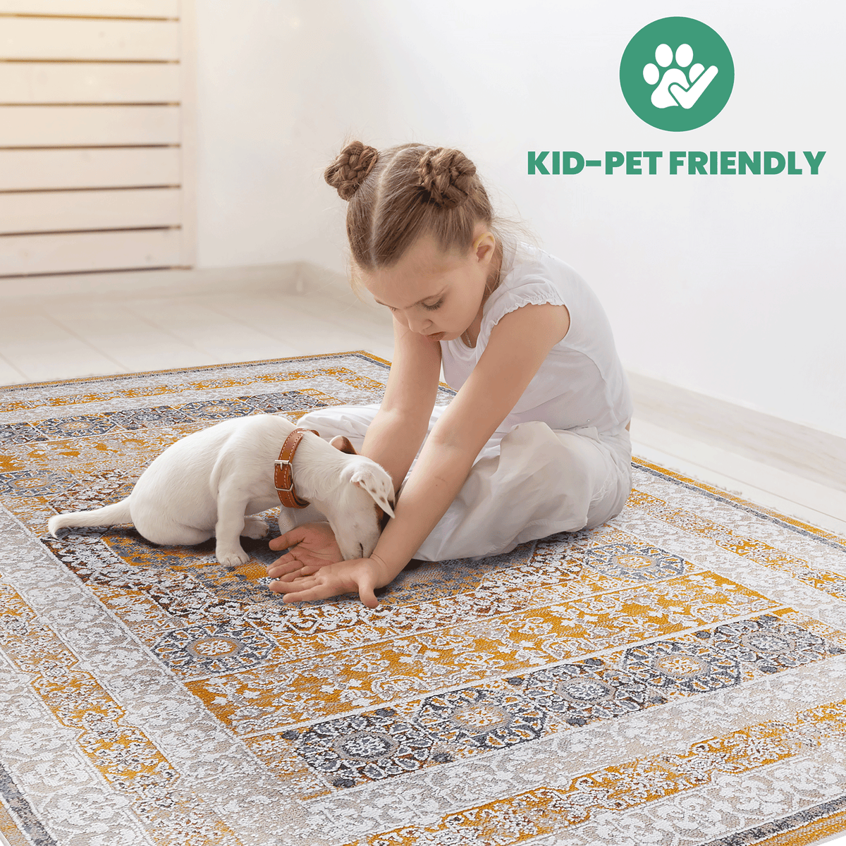Mitanni Home 22109A area rug in CREAM/IVORY, product view 8