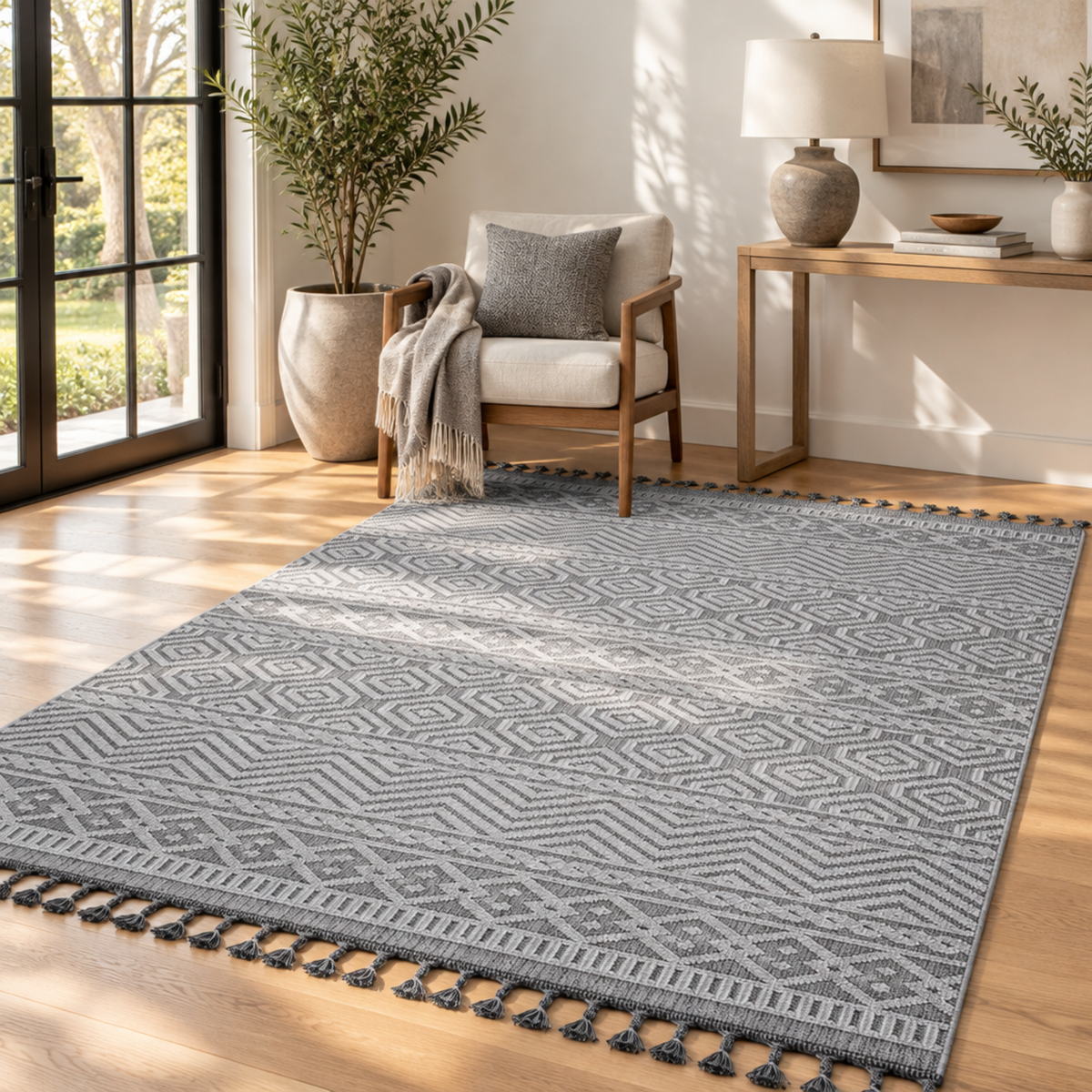 Mitanni Home 22700A GREY/WHITE area rug, photo 3