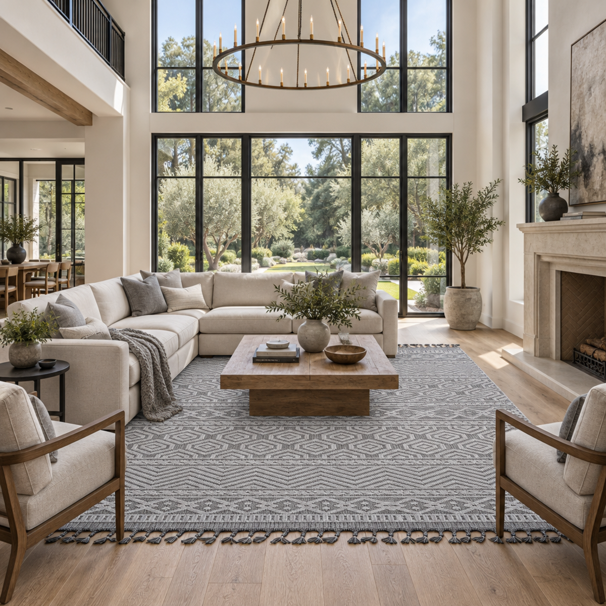 Mitanni Home 22700A GREY/WHITE area rug, photo 4