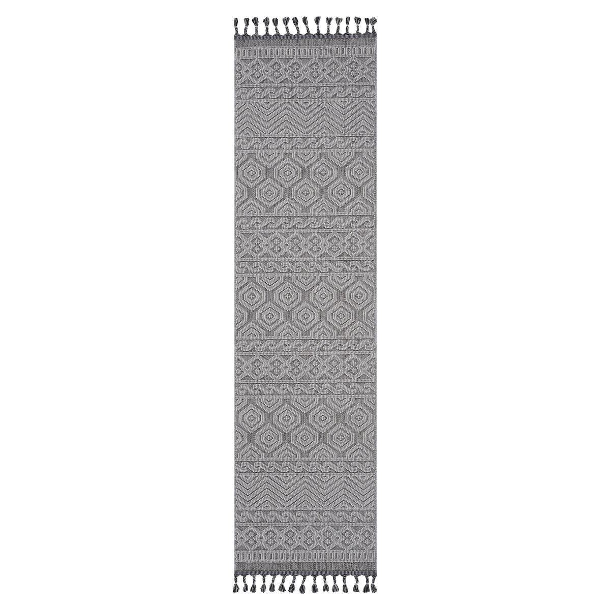 Mitanni Home 22700A GREY/WHITE runner, photo 2