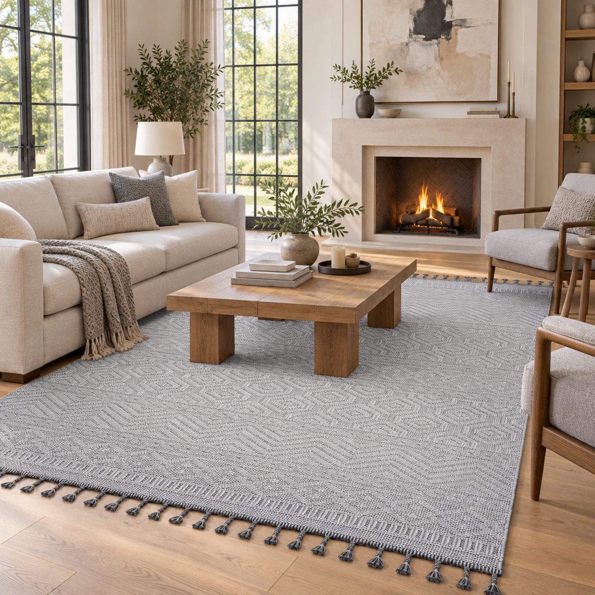 Mitanni Home 22700A WHITE area rug, photo 1