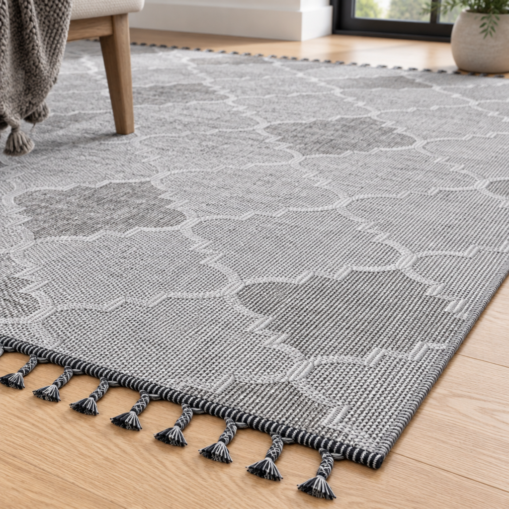 Mitanni Home 22701A WHITE/GREY area rug, photo 6