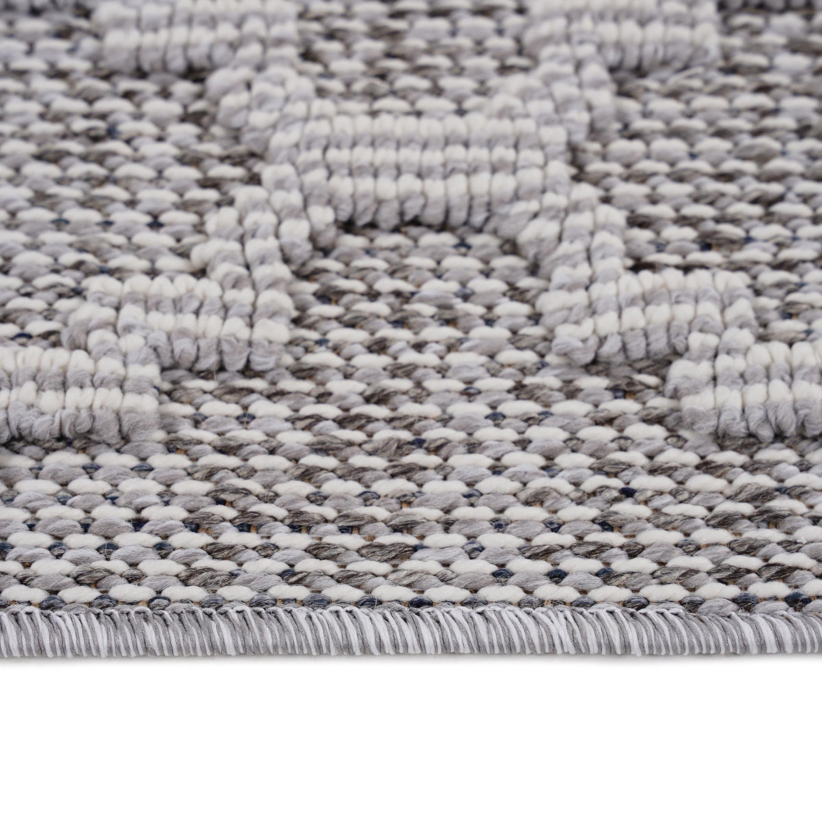 Mitanni Home 22701A WHITE/GREY runner, photo 5