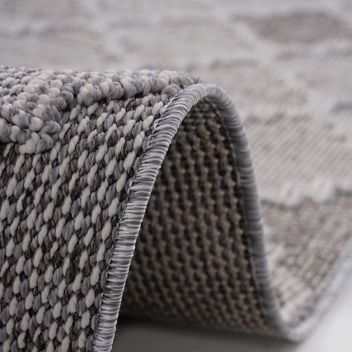 Mitanni Home 22701A WHITE/GREY runner, photo 7