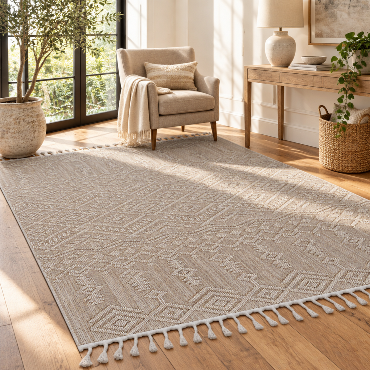 Mitanni Home 22702A NATURAL area rug, photo 3