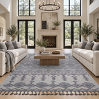 Mitanni Home 22702A WHITE/GRAY area rug, photo 5