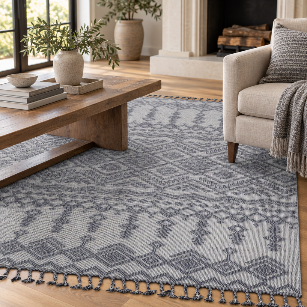 Mitanni Home 22702A WHITE/GRAY area rug, photo 9