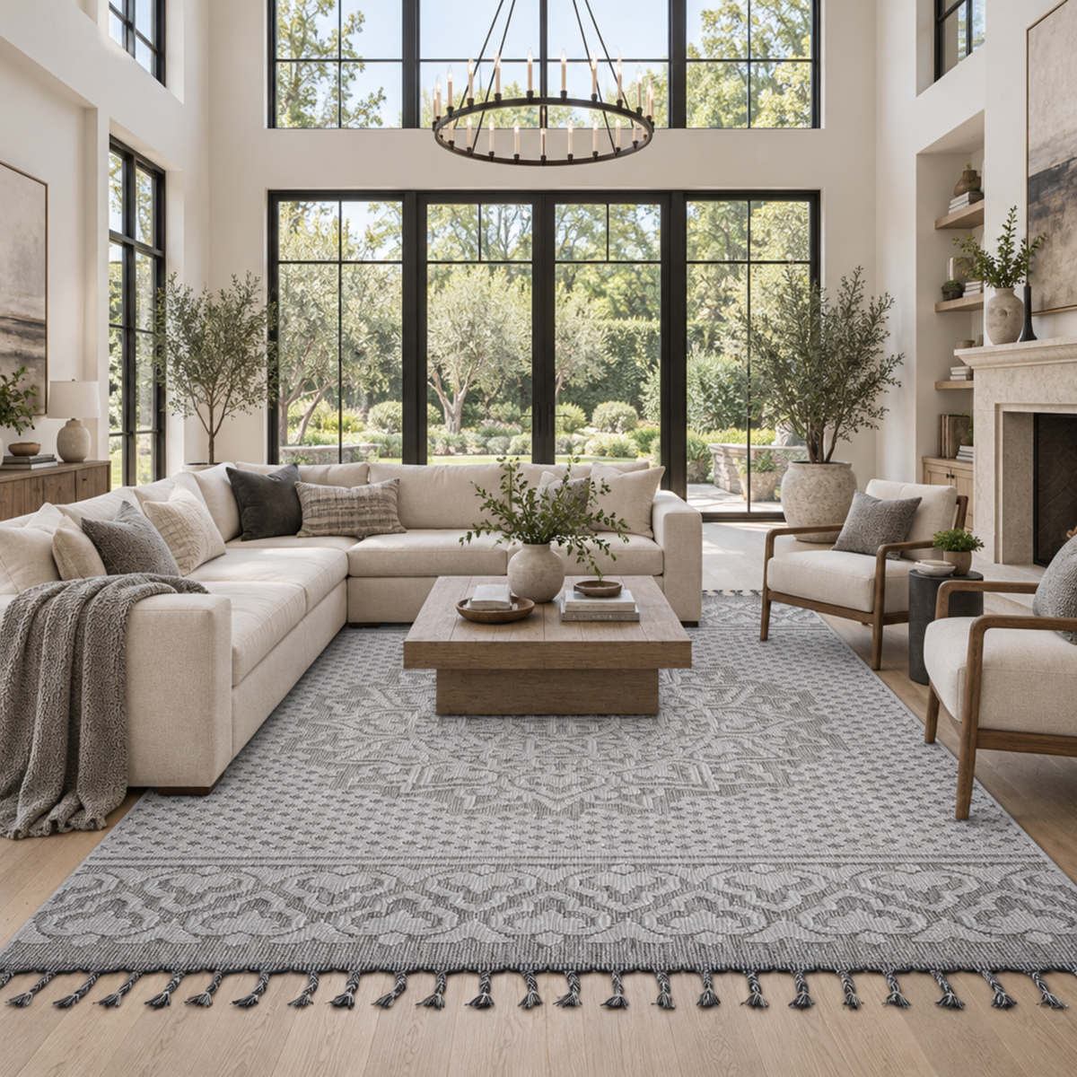 Mitanni Home 22703A GRAY/WHITE area rug, photo 4