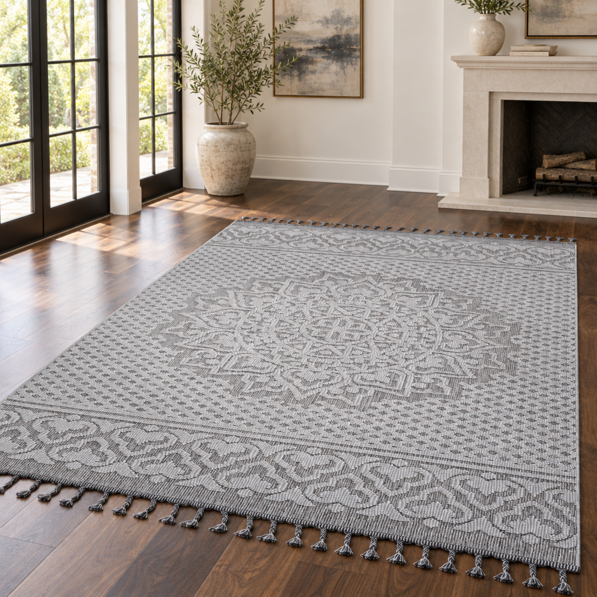 Mitanni Home 22703A GRAY/WHITE area rug, photo 7