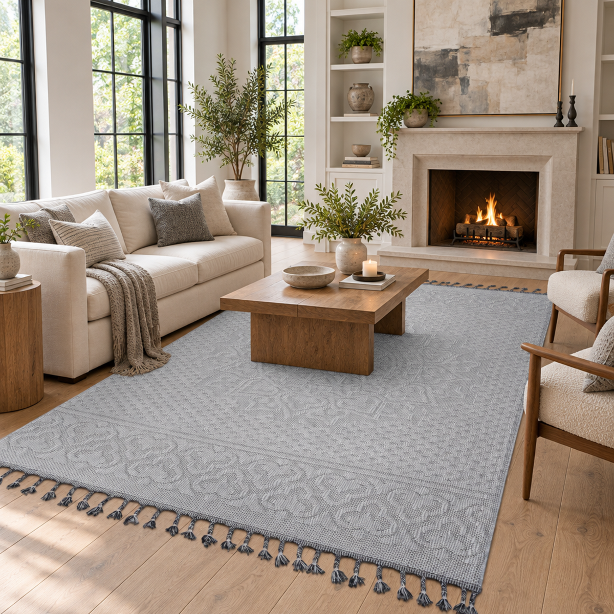 Mitanni Home 22703A WHITE/IVORY area rug, photo 1