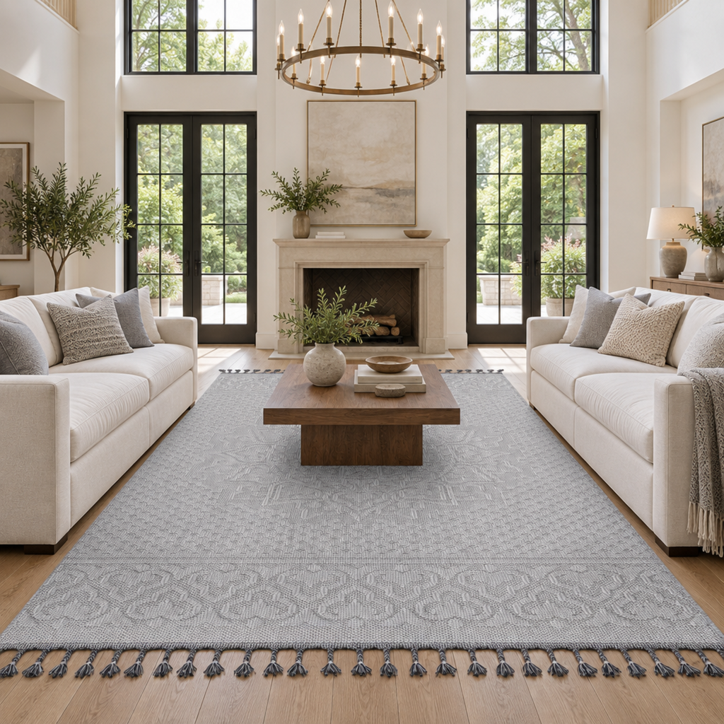 Mitanni Home 22703A WHITE/IVORY area rug, photo 5
