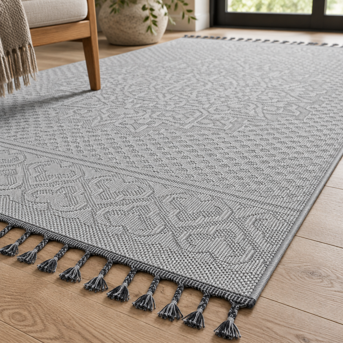 Mitanni Home 22703A WHITE/IVORY area rug, photo 6