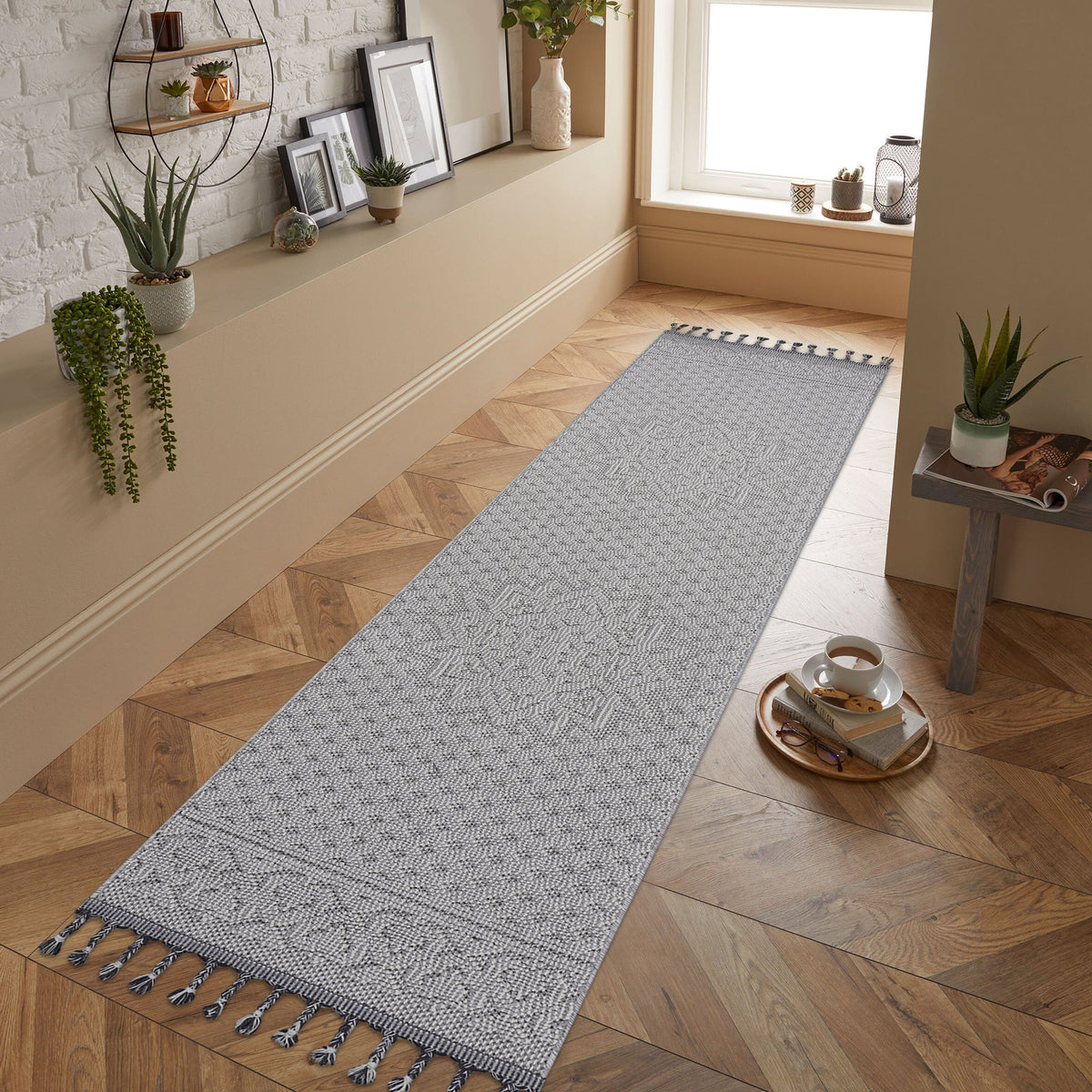 Mitanni Home 22703A WHITE/IVORY runner, photo 1