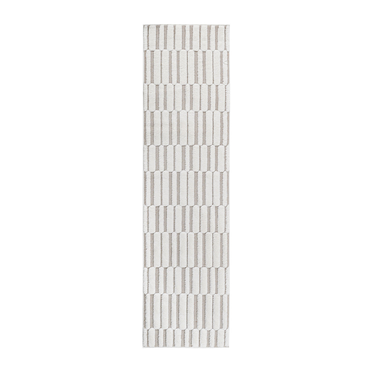 Mitanni Home 45111A | BEIGE/CREAM | 2'2''x8' | 2-810109226566