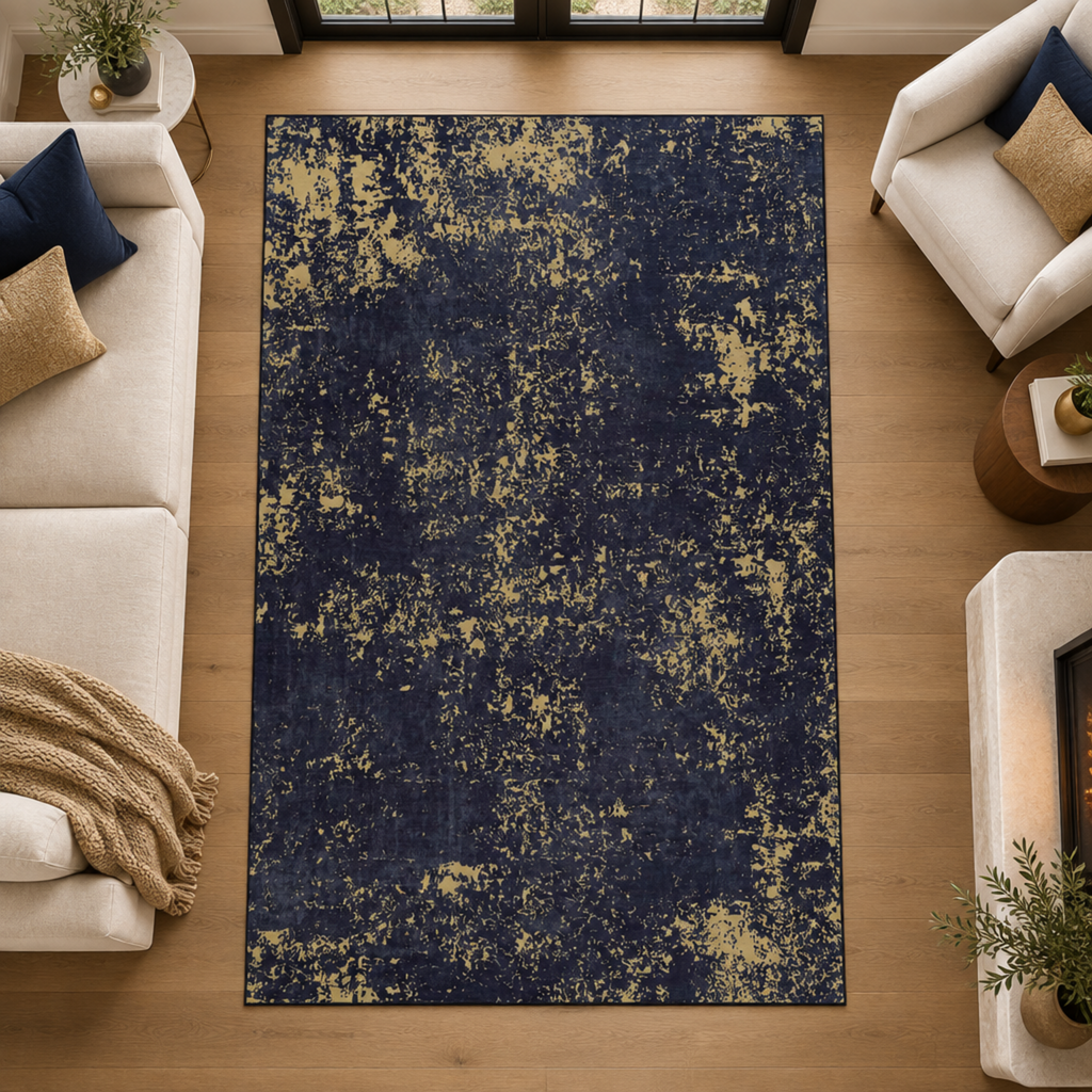Mitanni Home 33744A BLACK/GOLD area rug, image 2