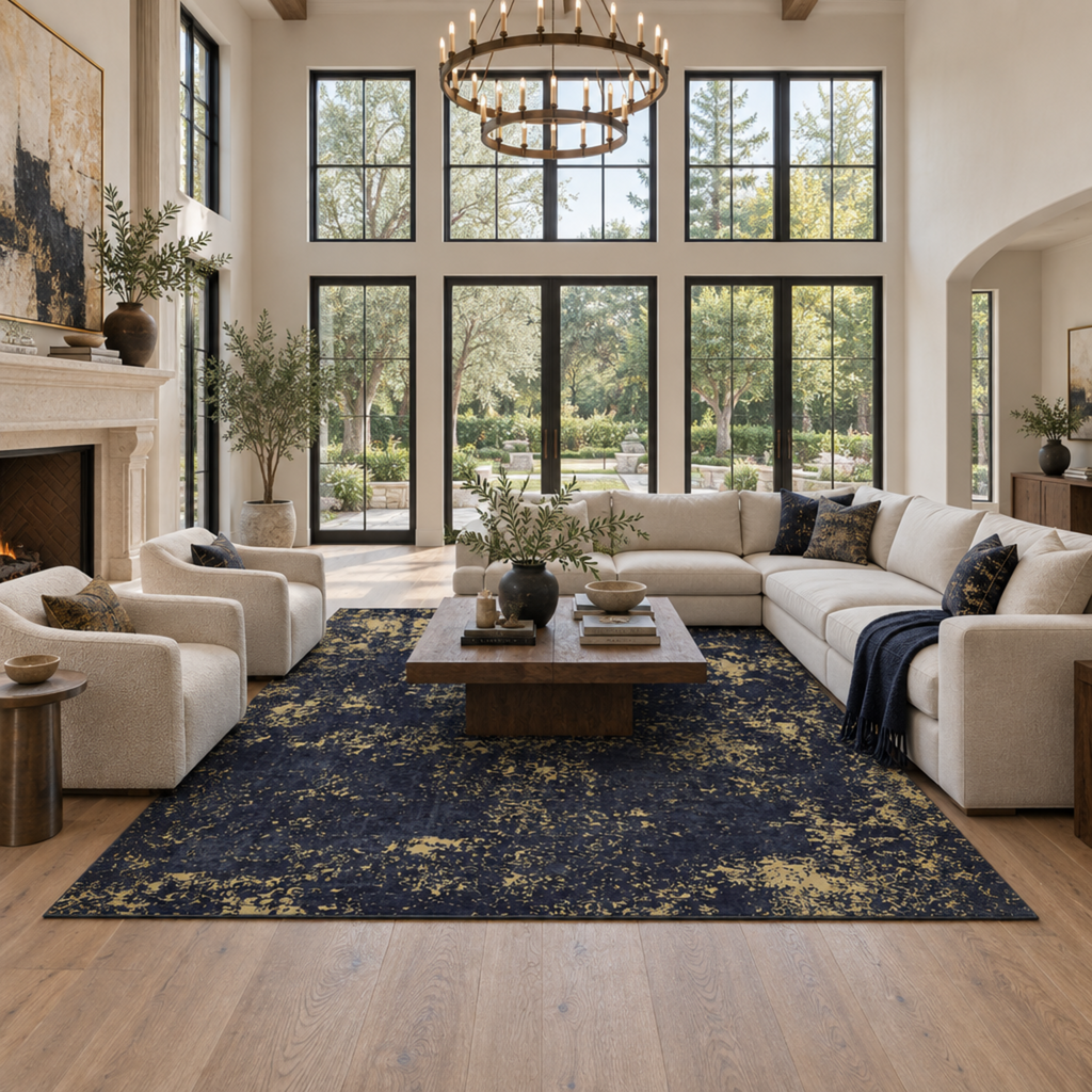 Mitanni Home 33744A BLACK/GOLD area rug, image 4