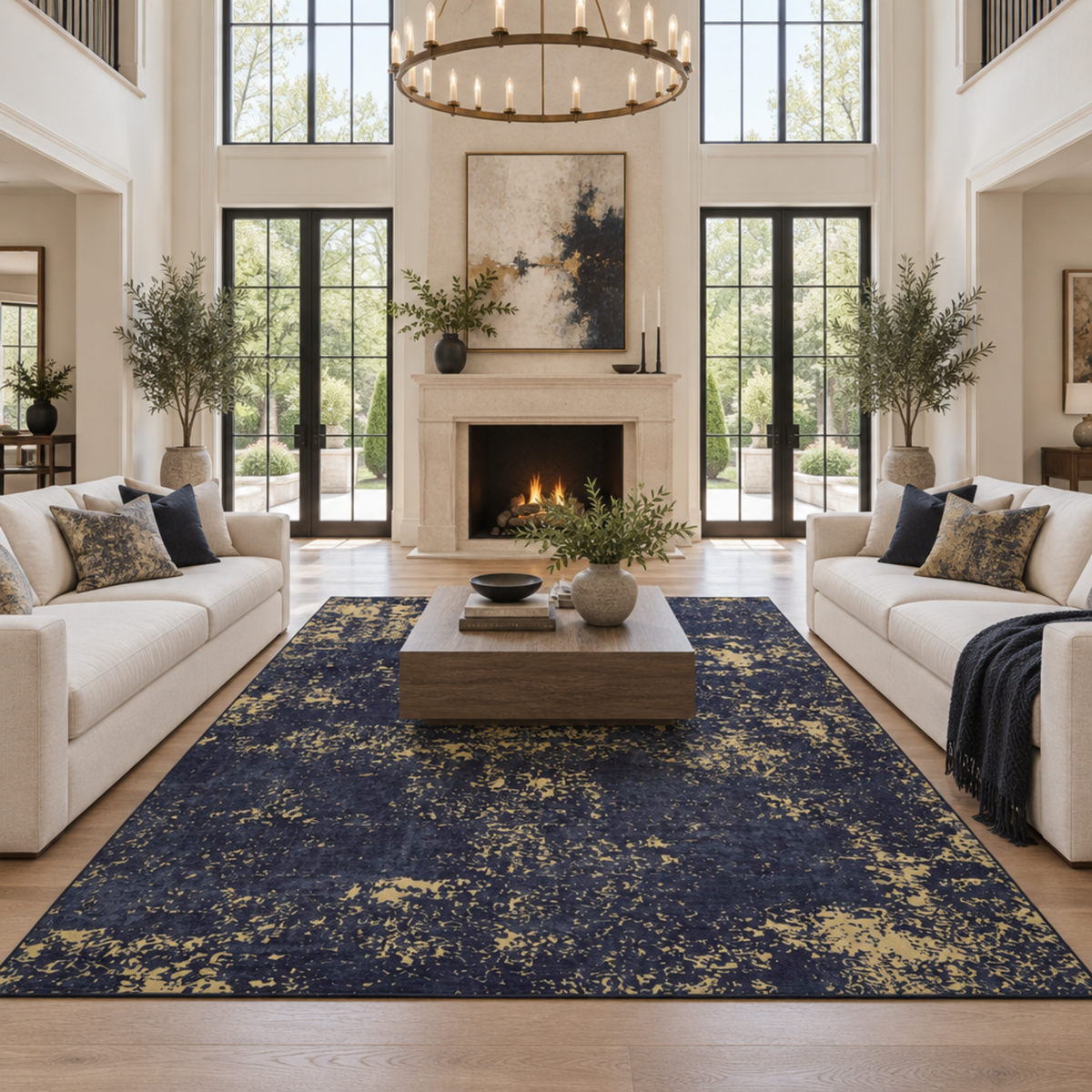 Mitanni Home 33744A BLACK/GOLD area rug, image 5