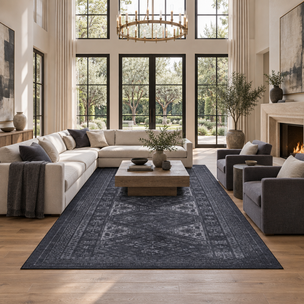 Mitanni Home 33745A BLACK/GRAY area rug, image 4