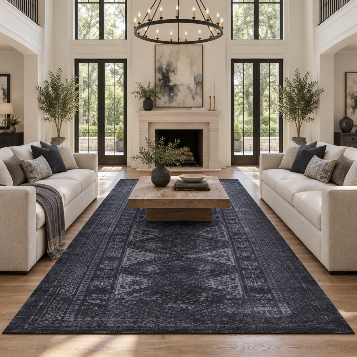 Mitanni Home 33745A BLACK/GRAY area rug, image 5
