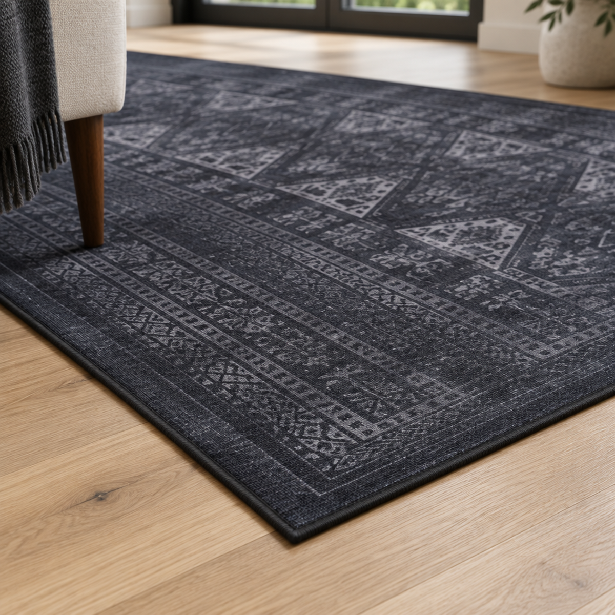 Mitanni Home 33745A BLACK/GRAY area rug, image 6