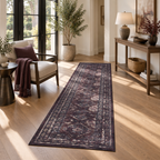 Mitanni Home 33745A BURGUNDY/BLACK area rug, image 3