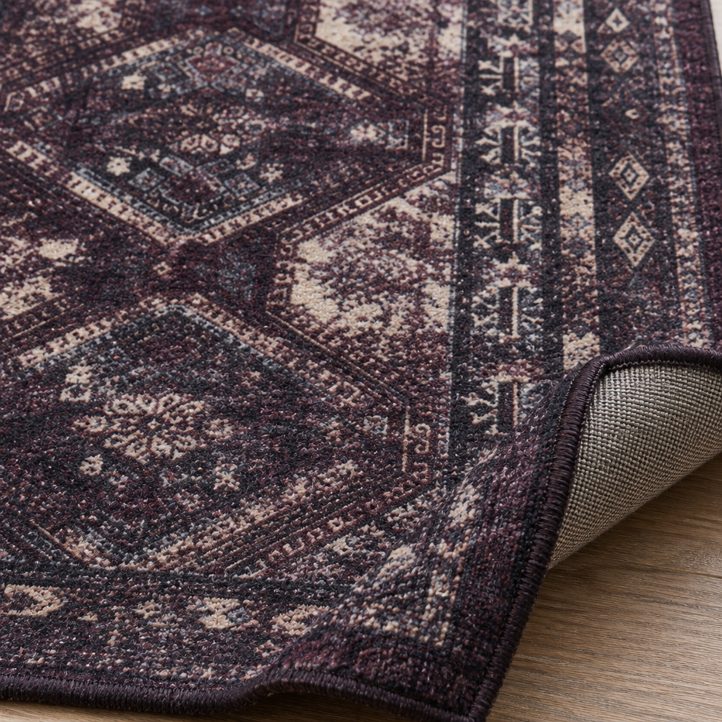 Mitanni Home 33745A BURGUNDY/BLACK area rug, image 8