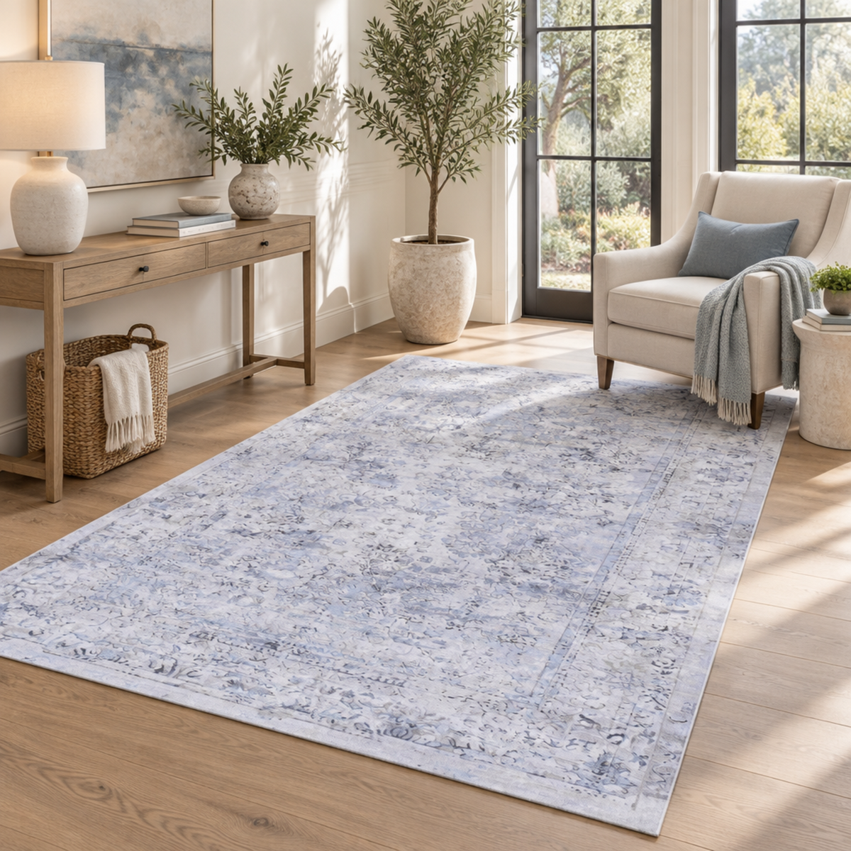 Mitanni Home 33749A BLUE/CREAM area rug, image 3