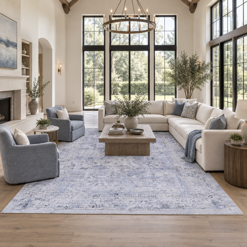 Mitanni Home 33749A BLUE/CREAM area rug, image 4
