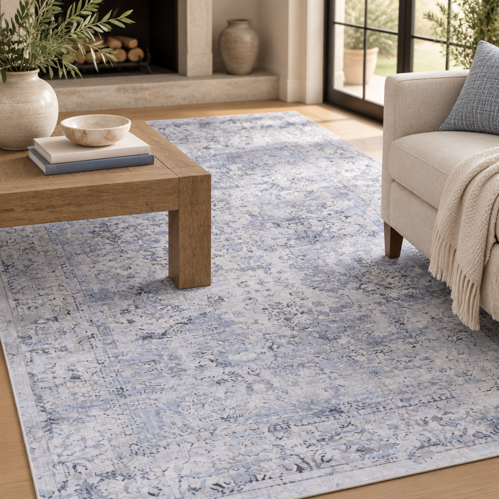 Mitanni Home 33749A BLUE/CREAM area rug, image 9