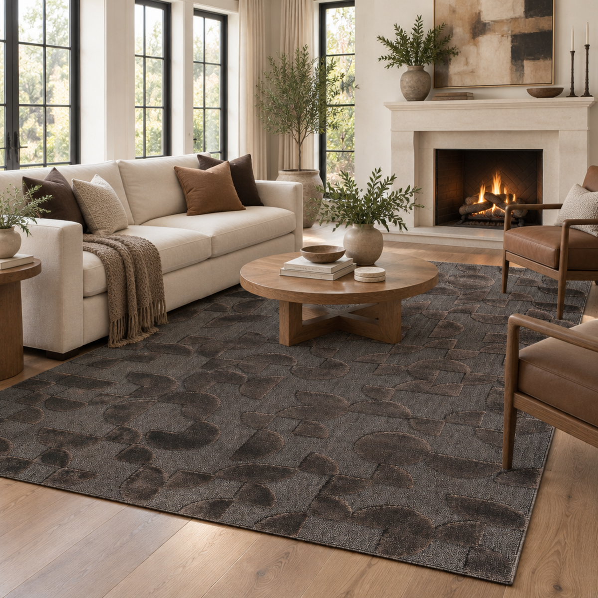 Mitanni Home 45112A BROWN area rug, photo 1