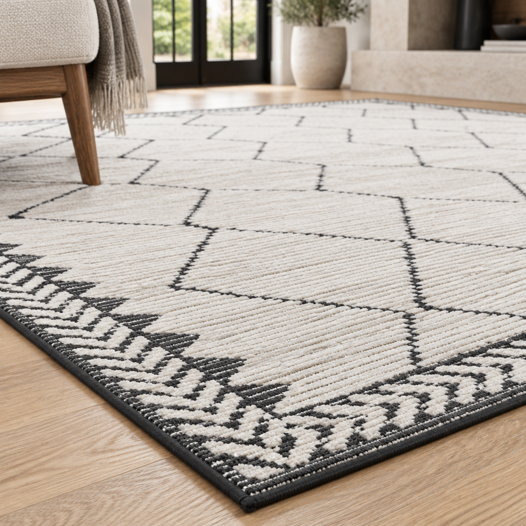 Mitanni Home 45115A CREAM/ANTHRACITE area rug, photo 6