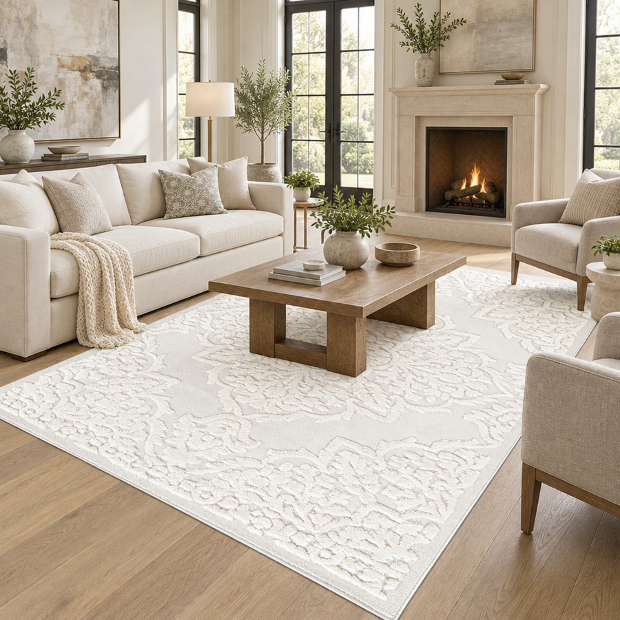 Mitanni Home 45116A CREAM/CREAM area rug, photo 1
