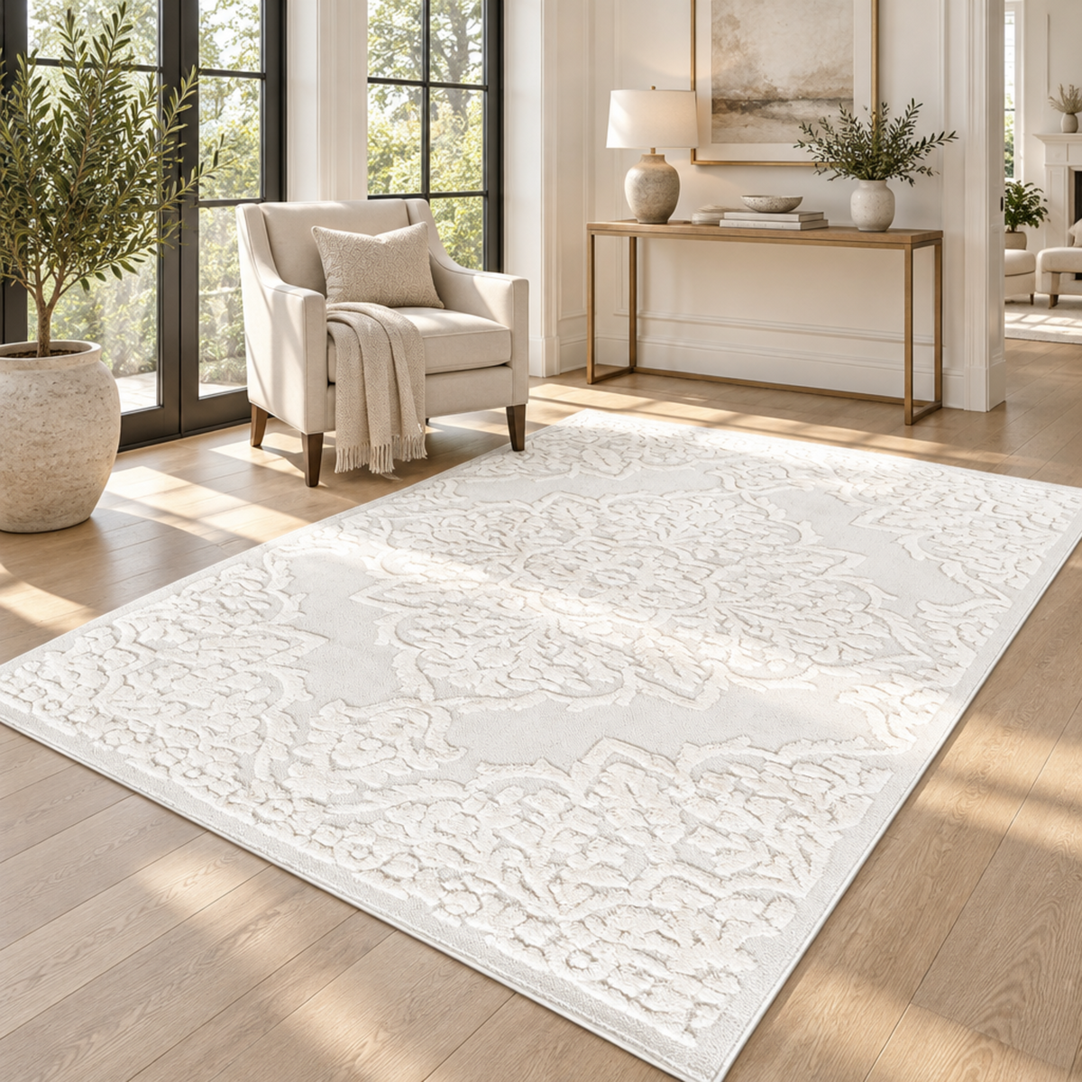 Mitanni Home 45116A CREAM/CREAM area rug, photo 3