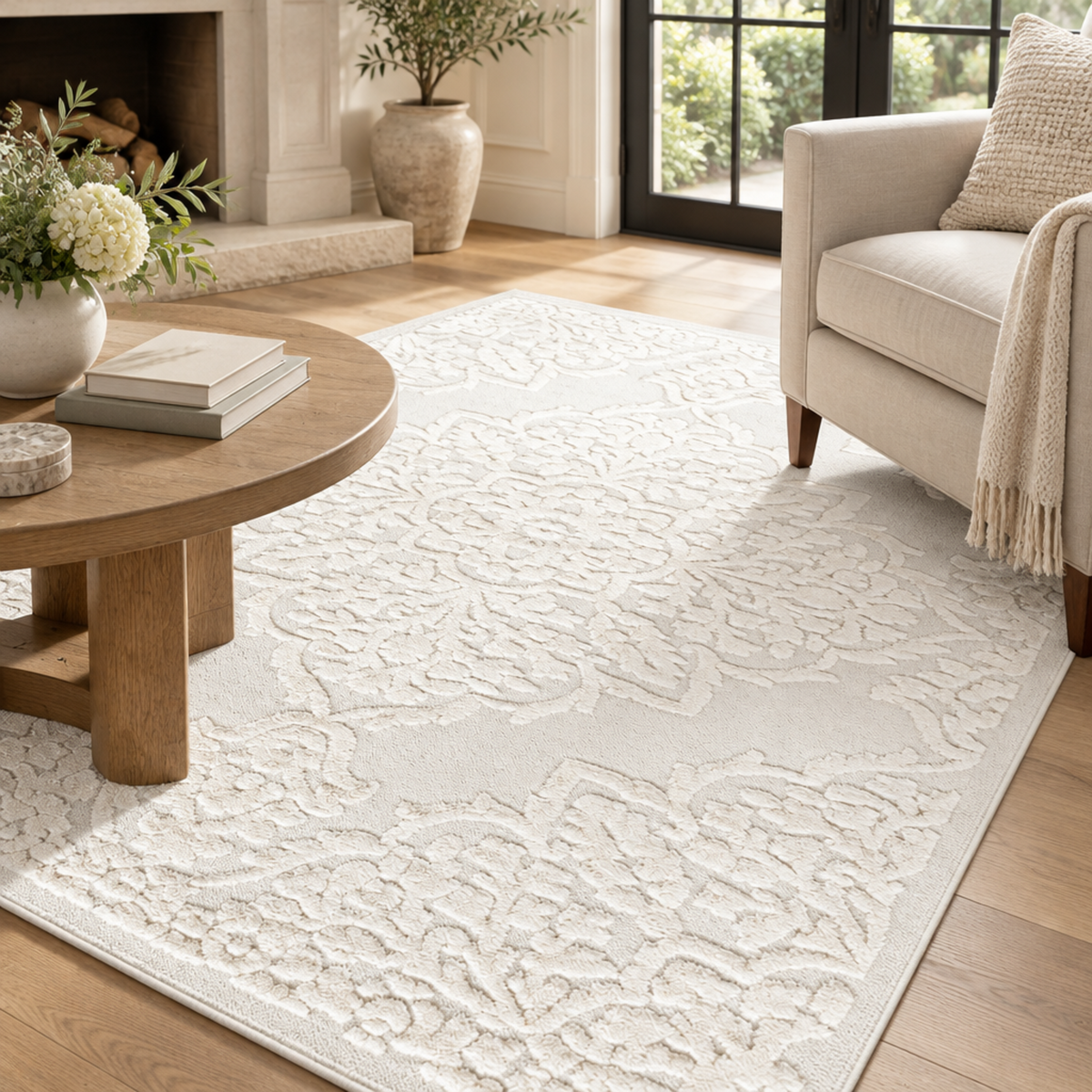 Mitanni Home 45116A CREAM/CREAM area rug, photo 9